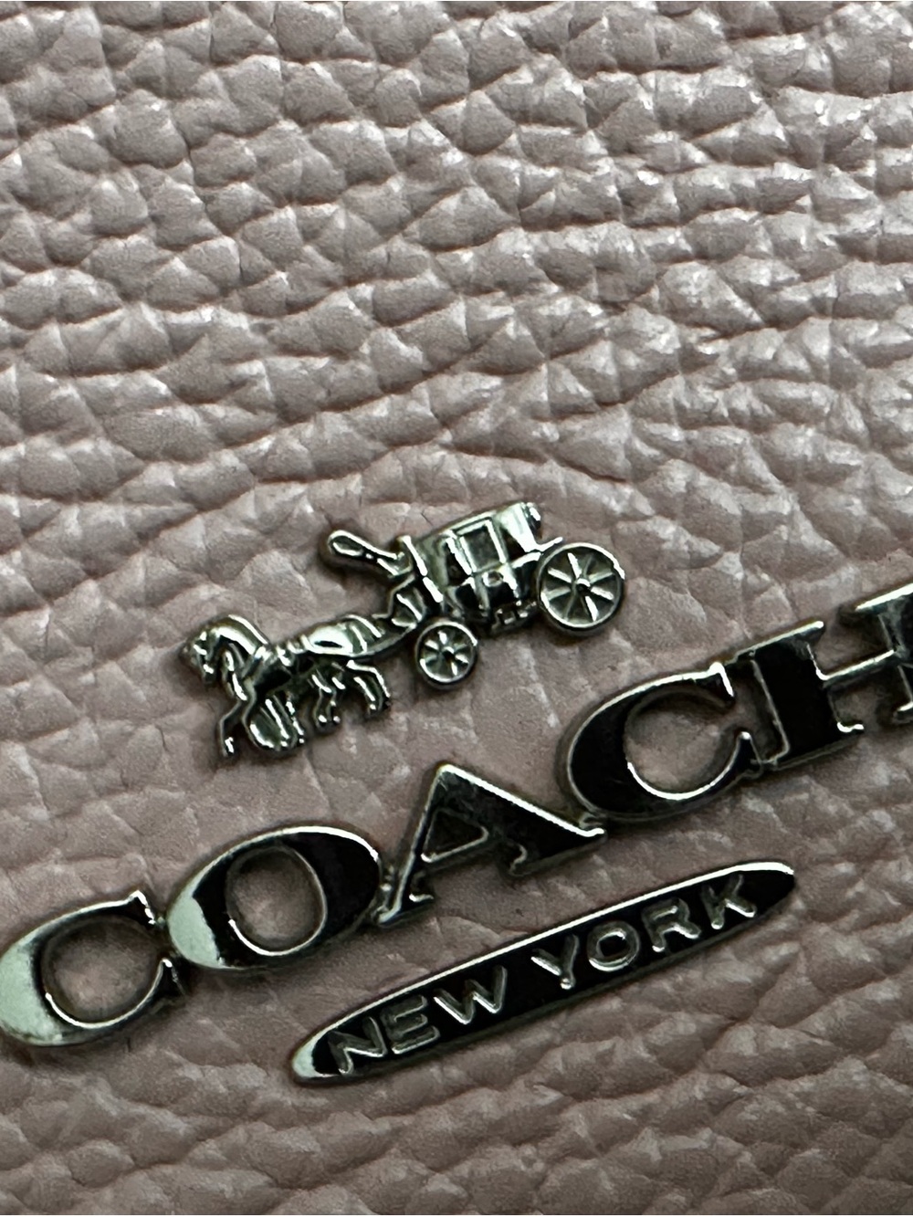 Coach Pebbled Leather Crossbody Camera Bag in Pink - Picture 8 of 12